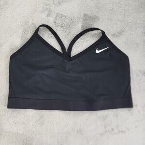 Nike Sports Bra Womens 3X Black Indy Wire Free Low‎ Support Workout Yoga Sporty